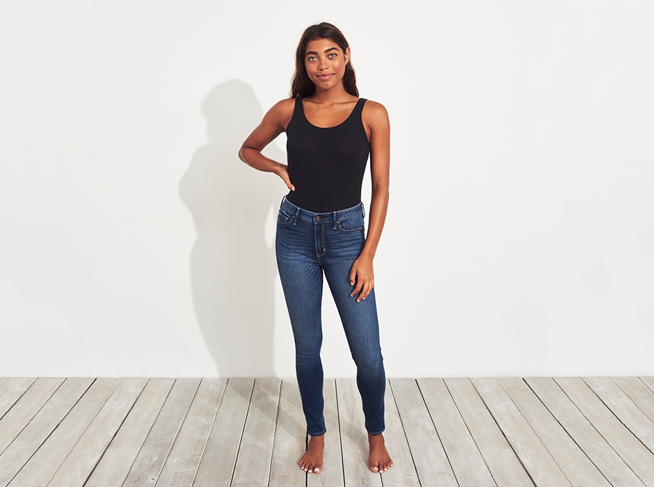 hollister ultra high rise jean leggings