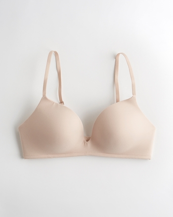 Women s Gilly Hicks Bare Comfort Wireless Push Up Plunge Bra