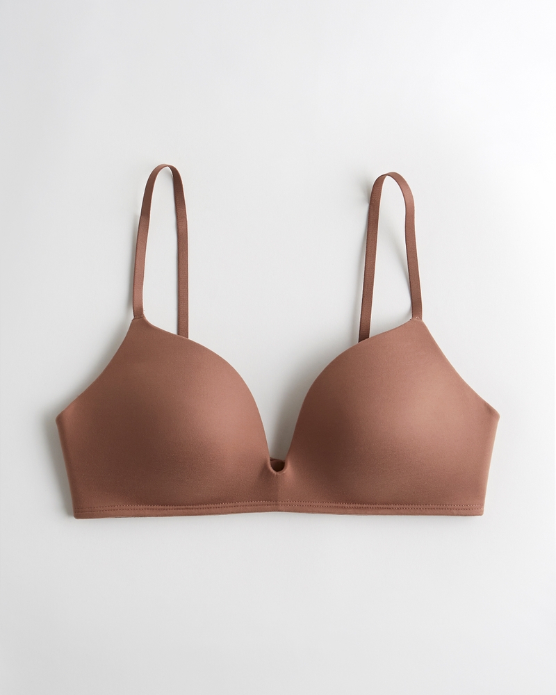 Gilly Hicks Bare Comfort Wireless Push-Up Plunge Bra