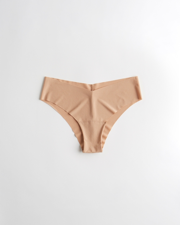 Gilly Hicks No-Show Cheeky Underwear, Beige