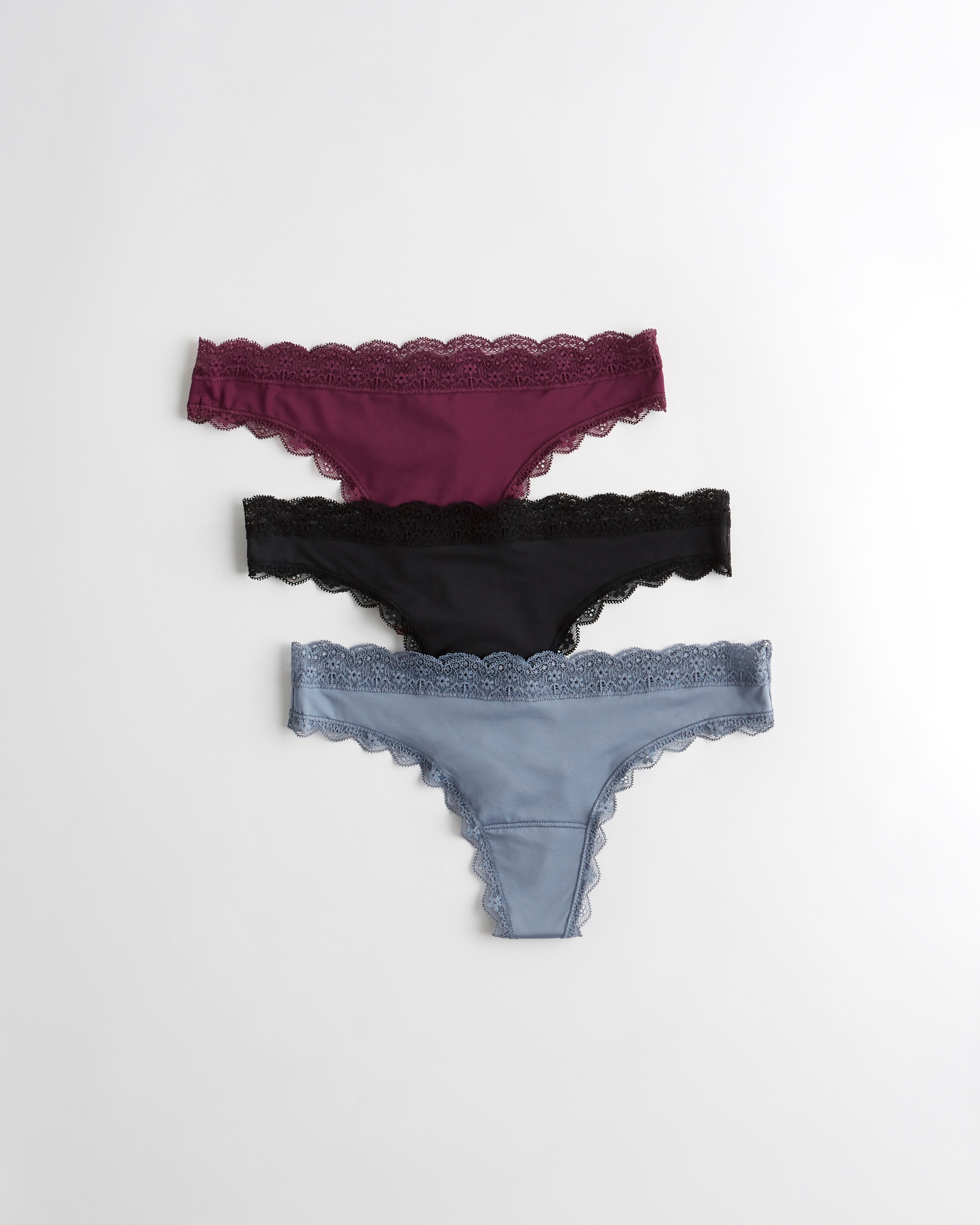 Gilly Hicks cheeky lace brief 3 pack