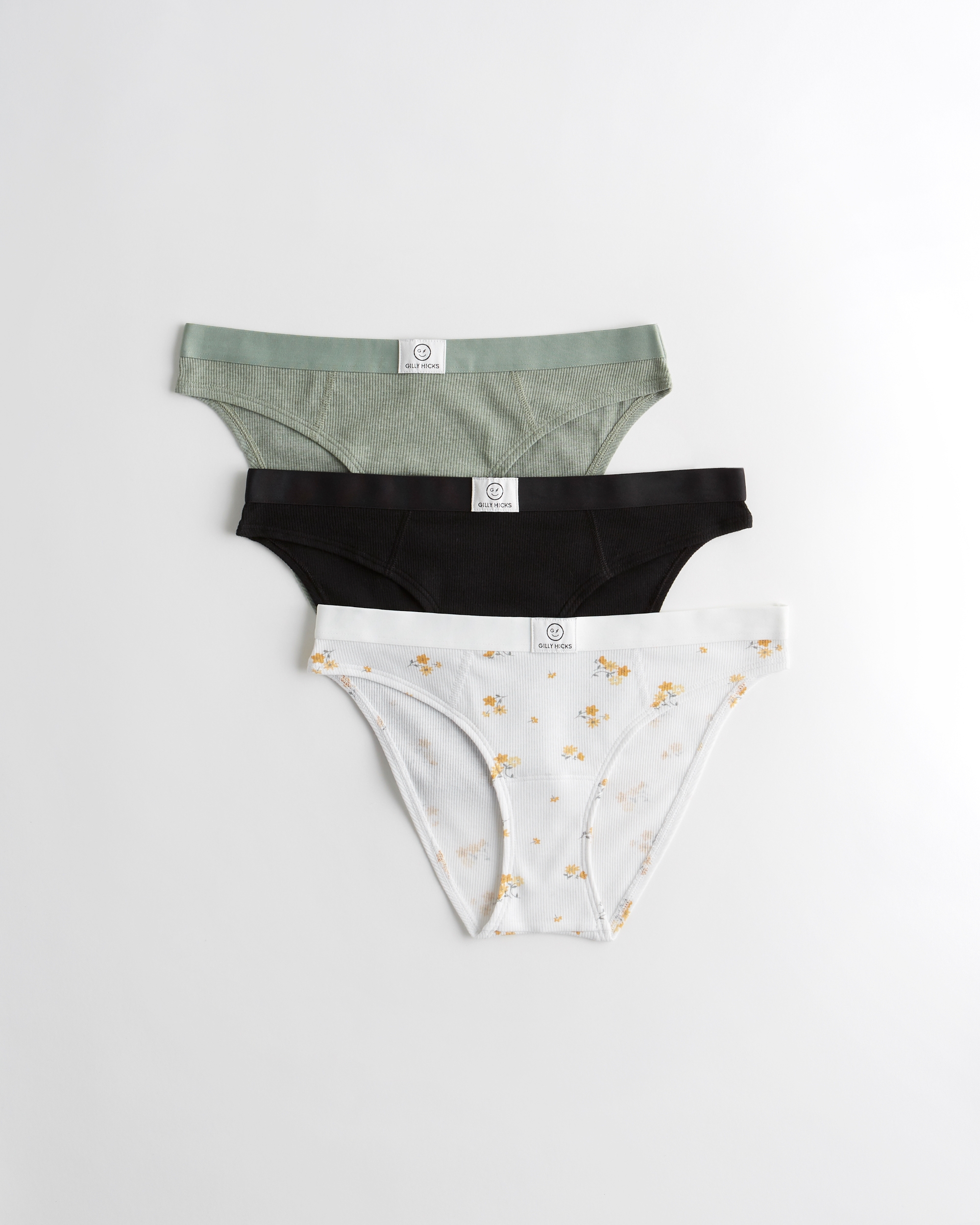 Gilly Hicks holiday print underwear 3 pack in multi