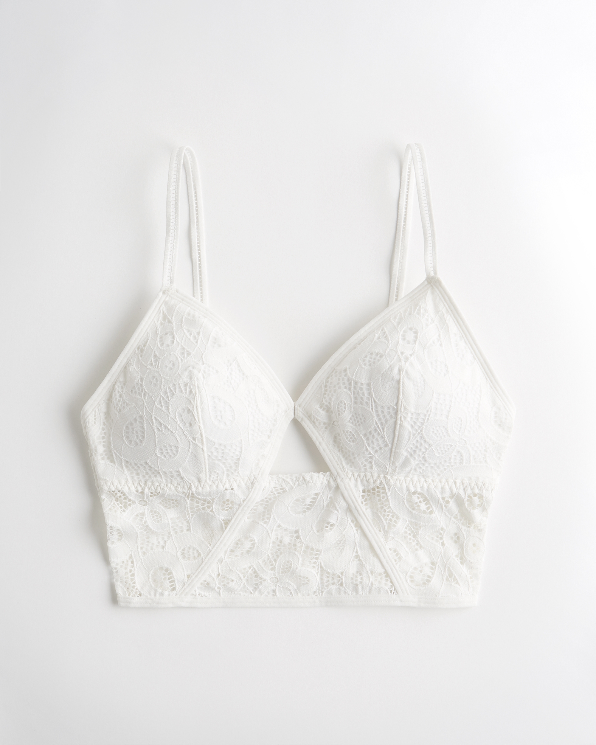 hollister bralette white