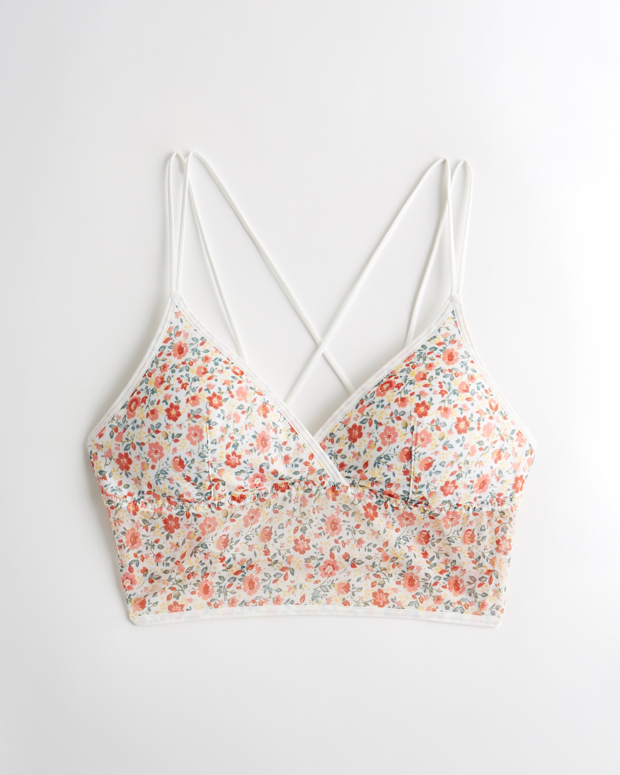 Hollister Gilly Hicks Strappy Mesh Longline Bralette