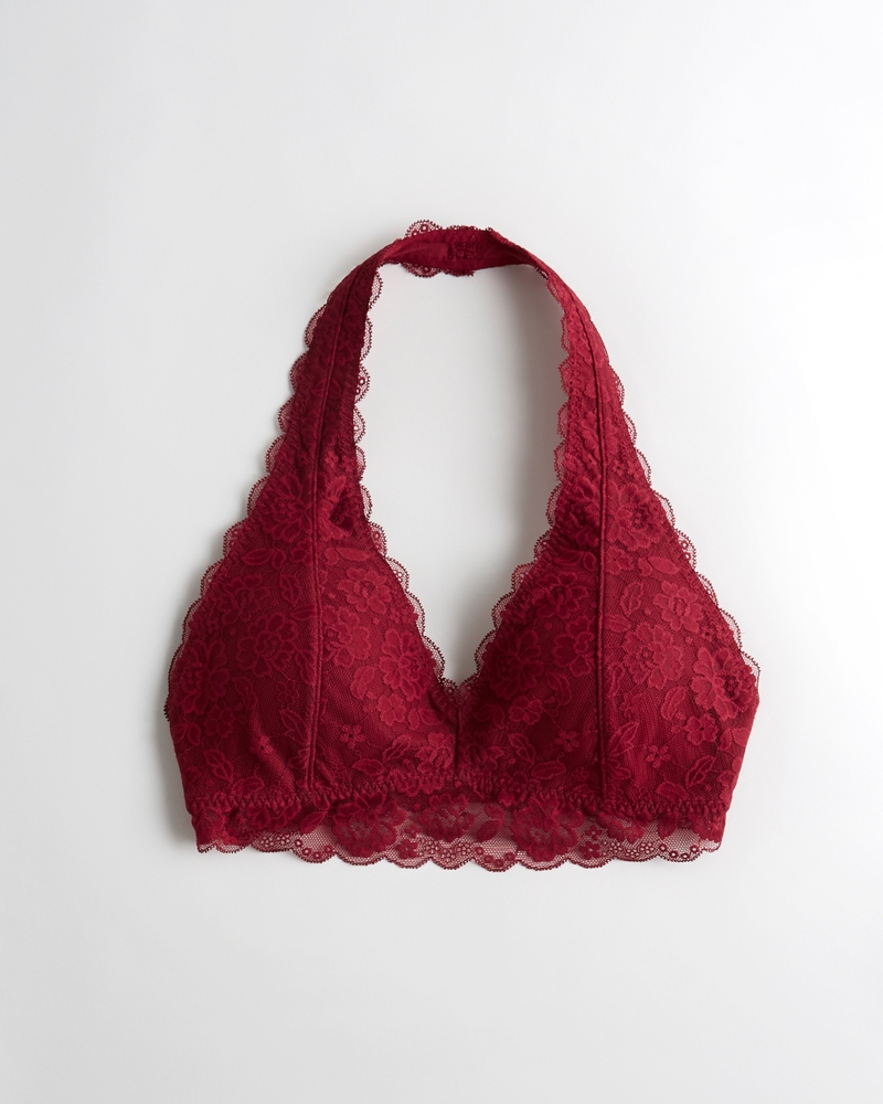 Women's Gilly Lace Halter Bralette | & Underwear HollisterCo.com