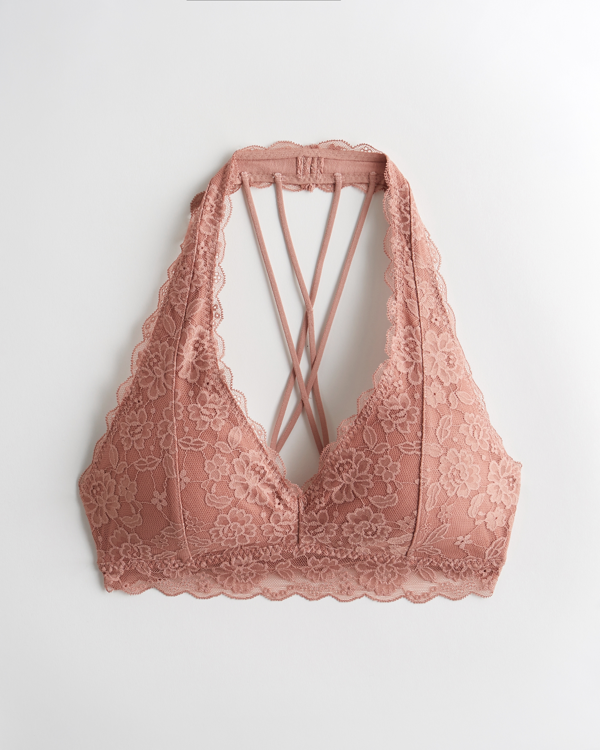 hollister pink bralette