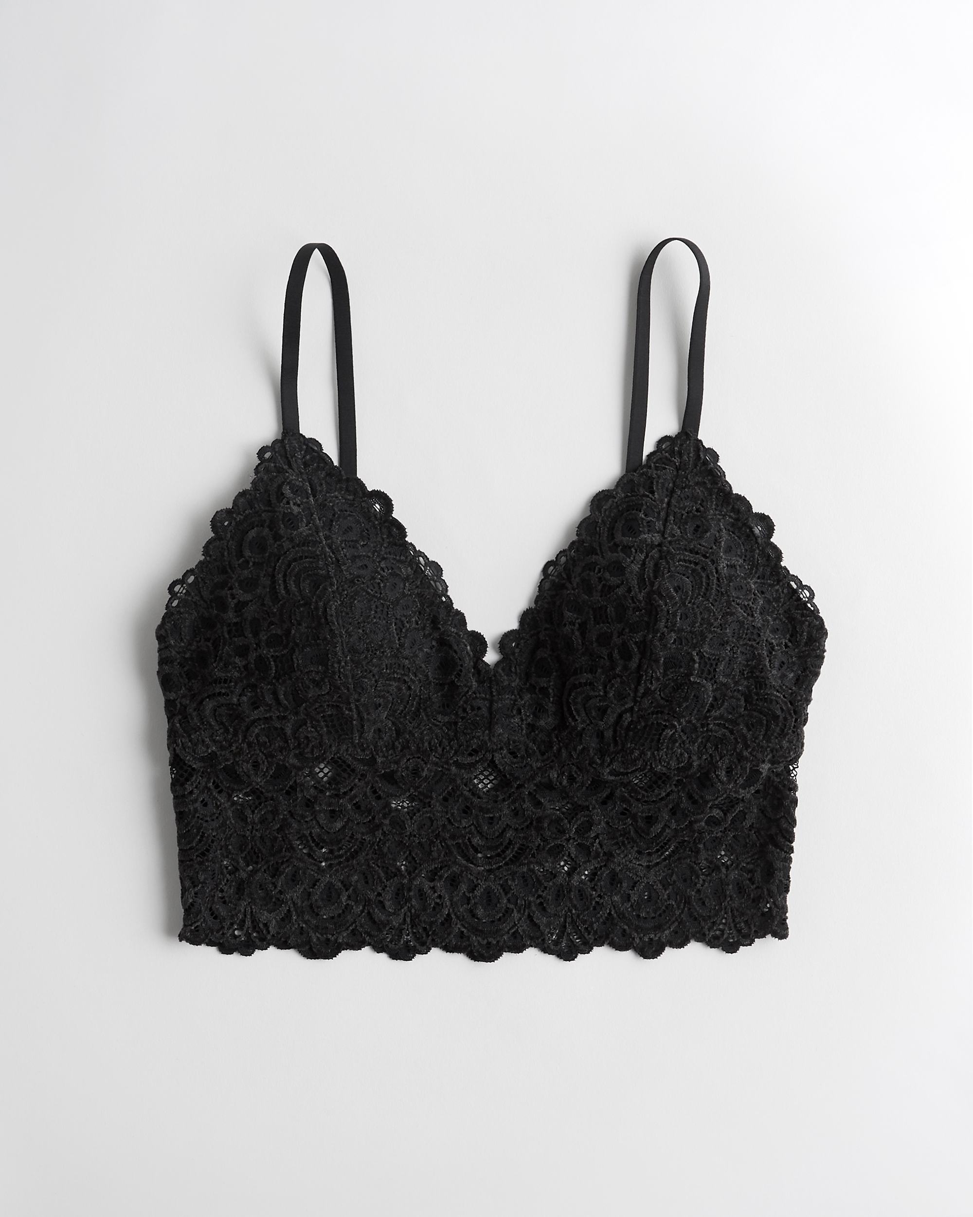 white longline bralette