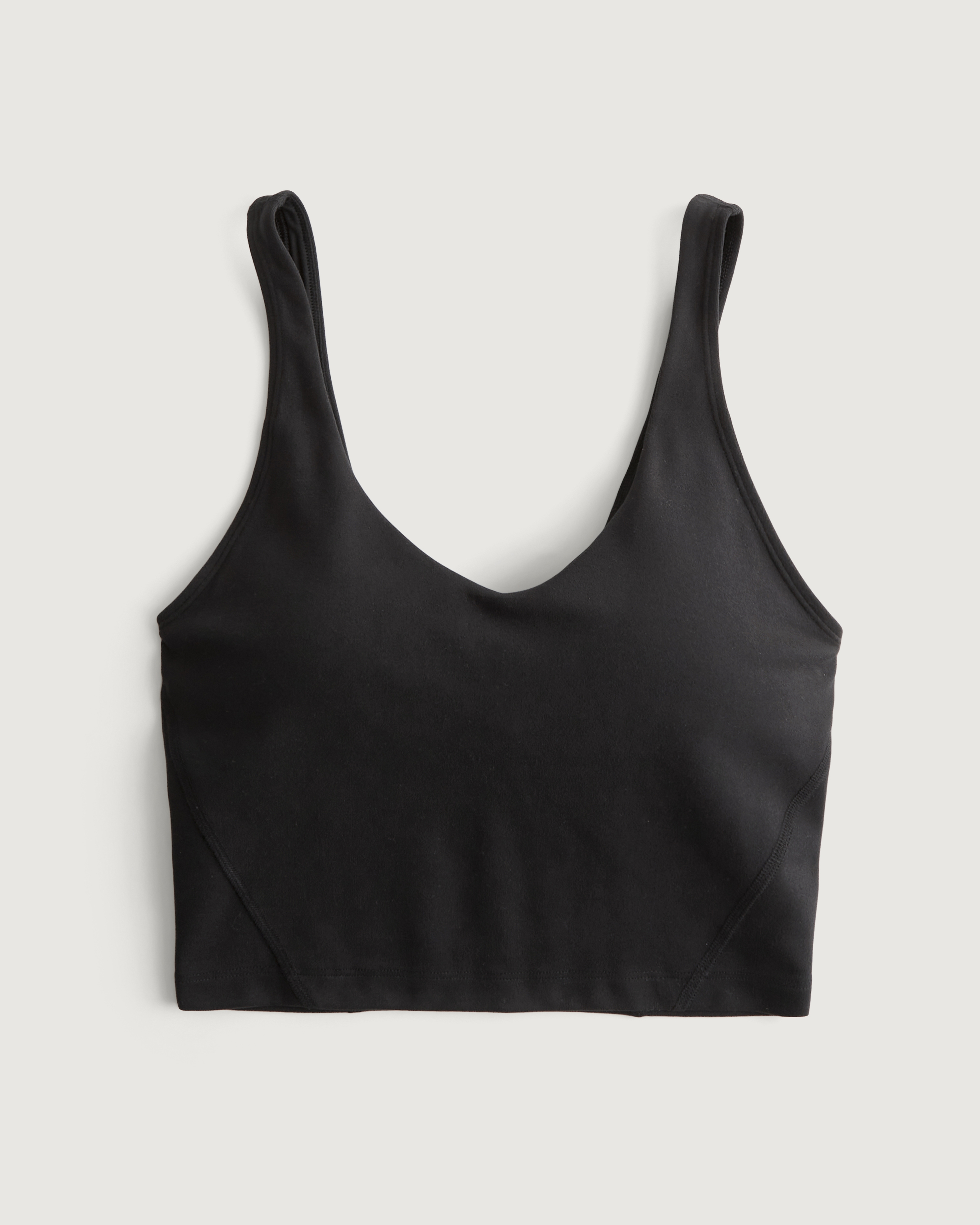 Women's Gilly Hicks Go Recharge Longline Plunge Tank in Black Size XL from Hollister Gilly Hicks hollister tank top