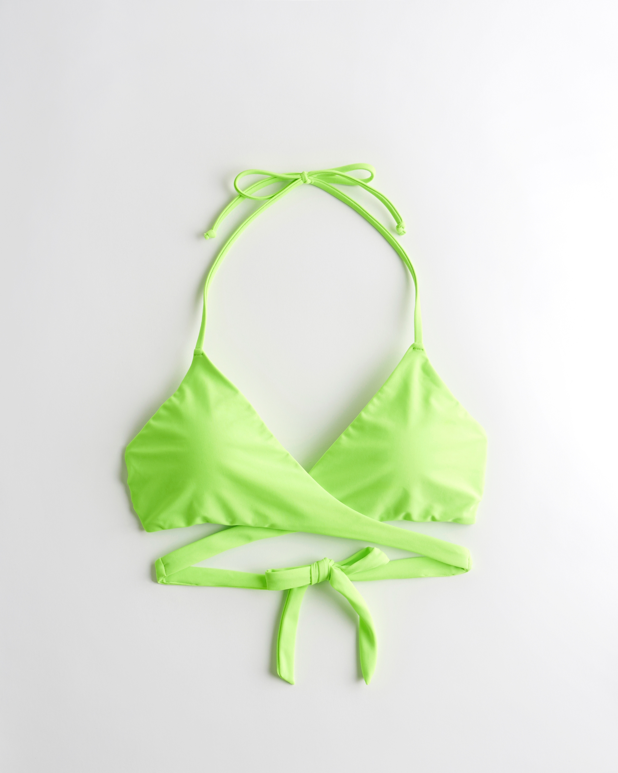 ribbed triangle bikini top hollister