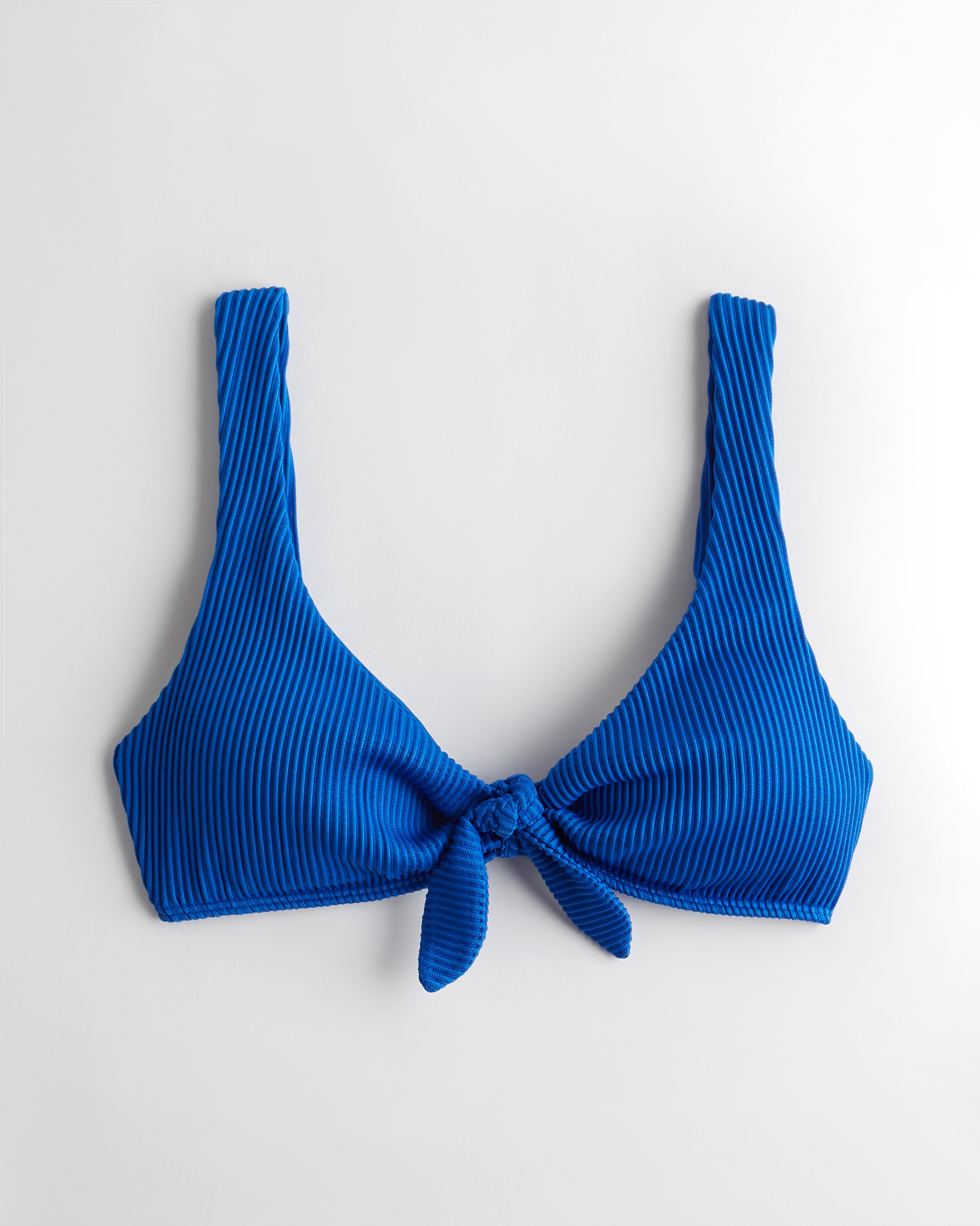 hollister tie front scoop bikini top