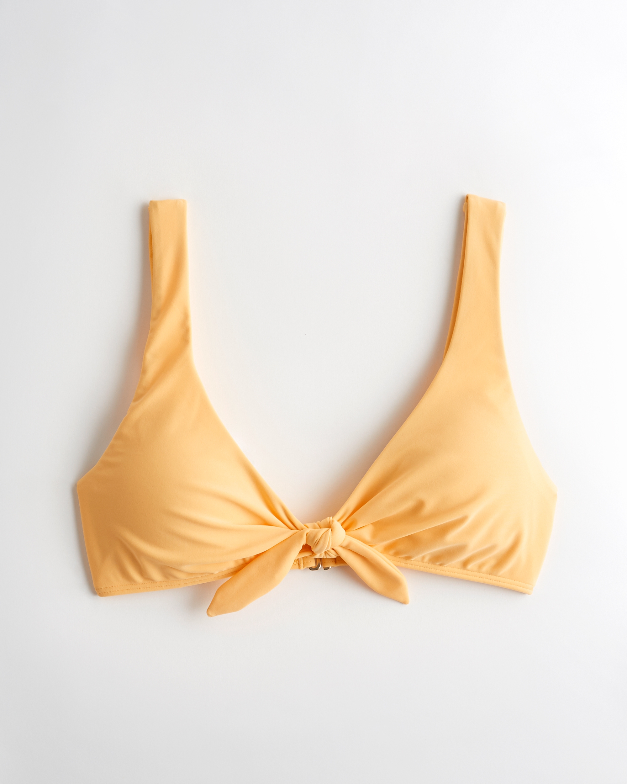 hollister tie front scoop bikini top