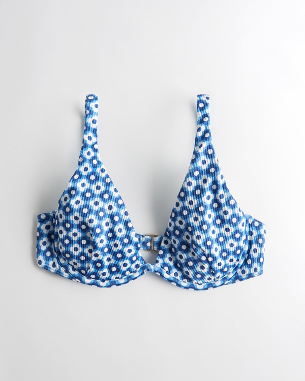 Women's High Apex Ribbed Underwire Bikini Top | Women's Swimwear | HollisterCo.com
