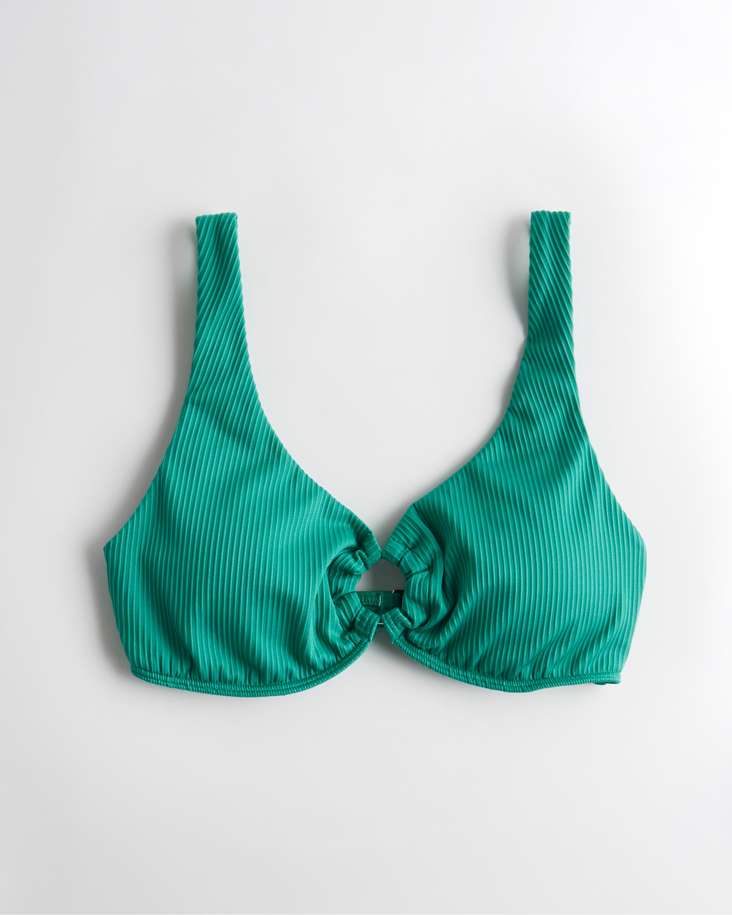 Hollister tie front scoop best sale bikini top