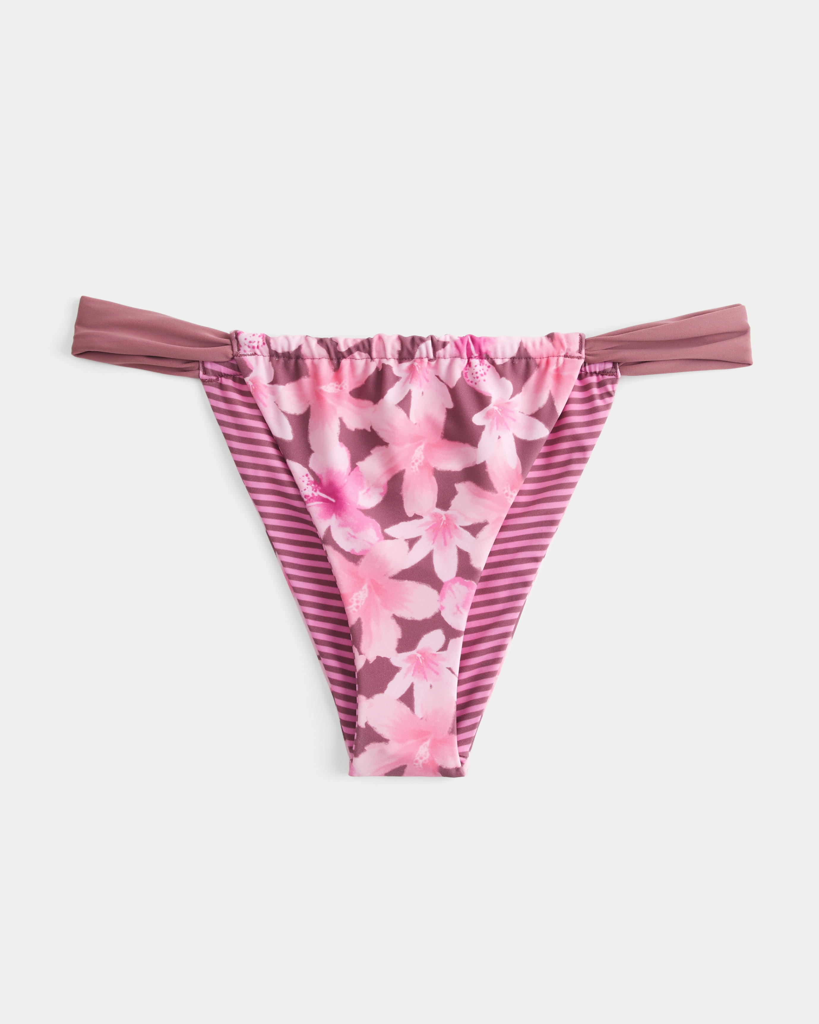 Reversible Wide-Strap Cheeky Bikini Bottom