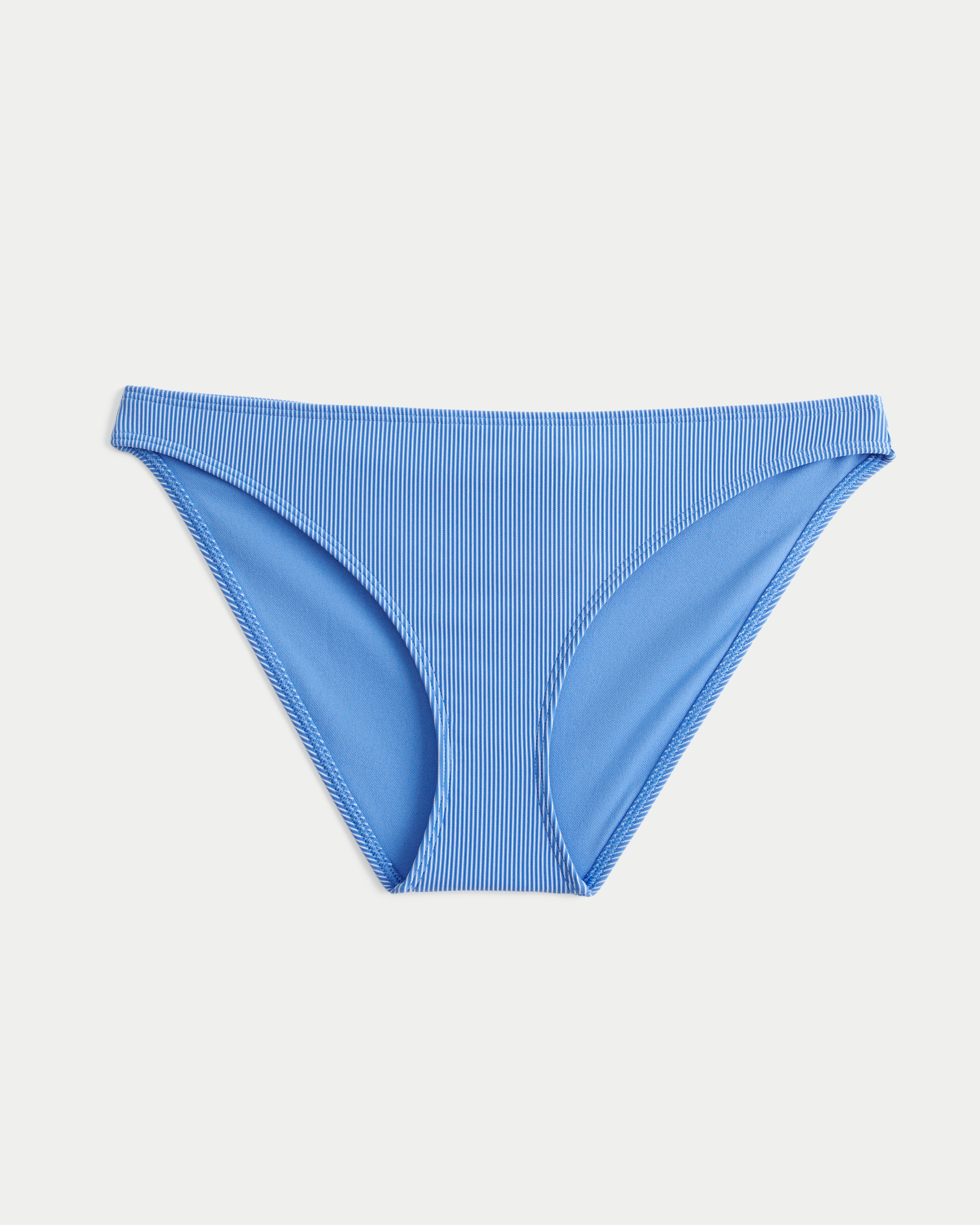 Rib Two-Tone Bikini Bottom