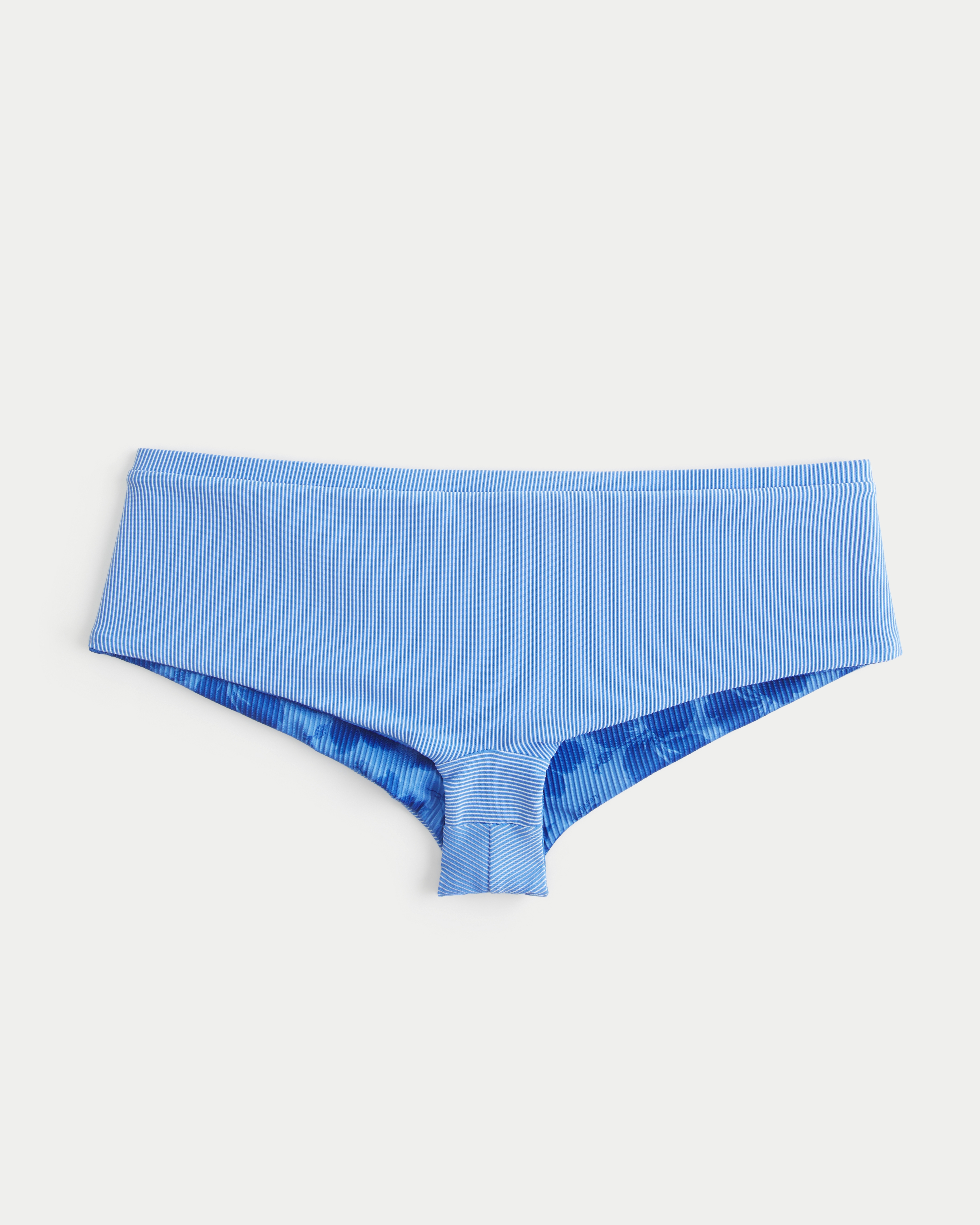 Two-Tone Rib Reversible Swim Shortie