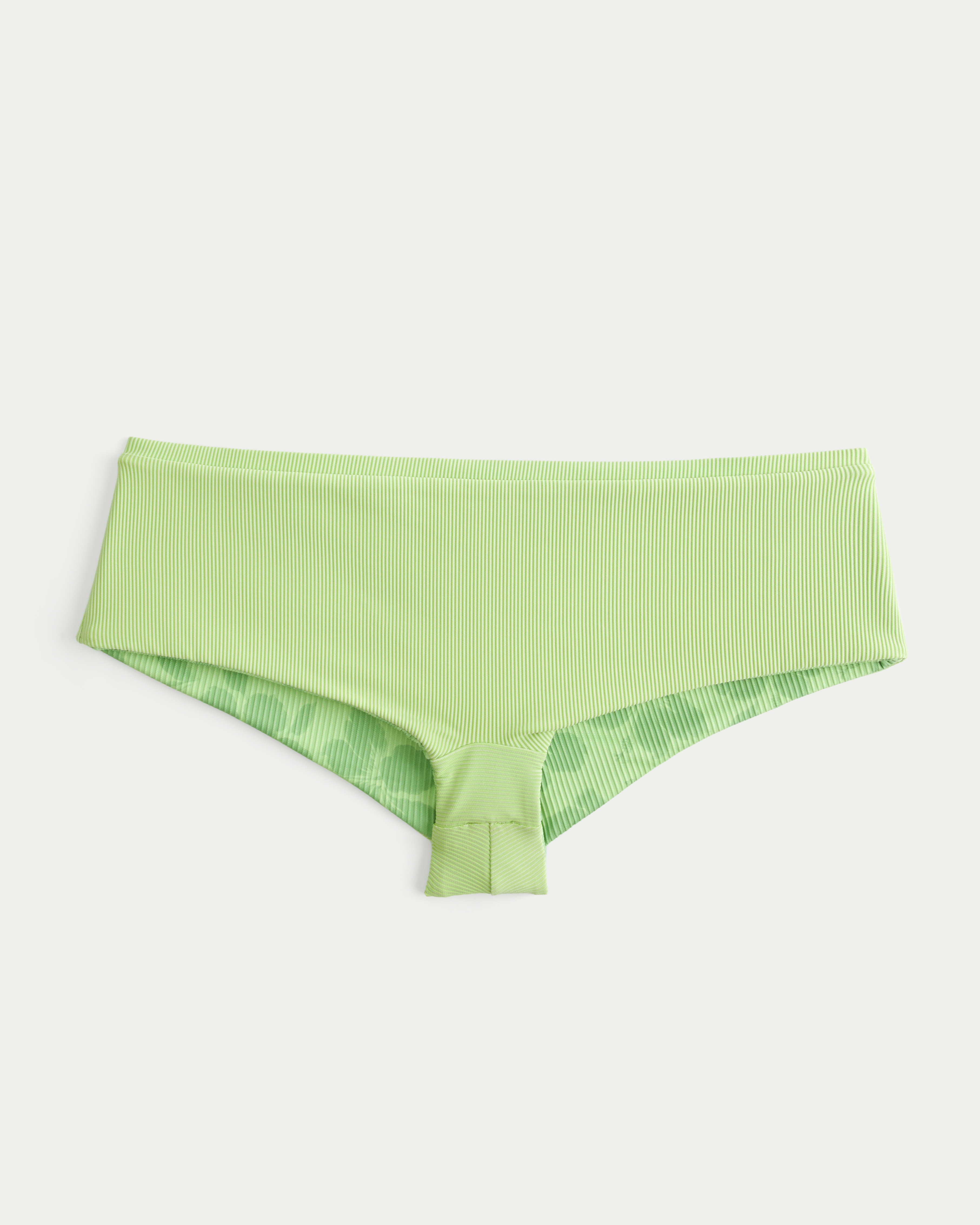 Two-Tone Rib Reversible Swim Shortie