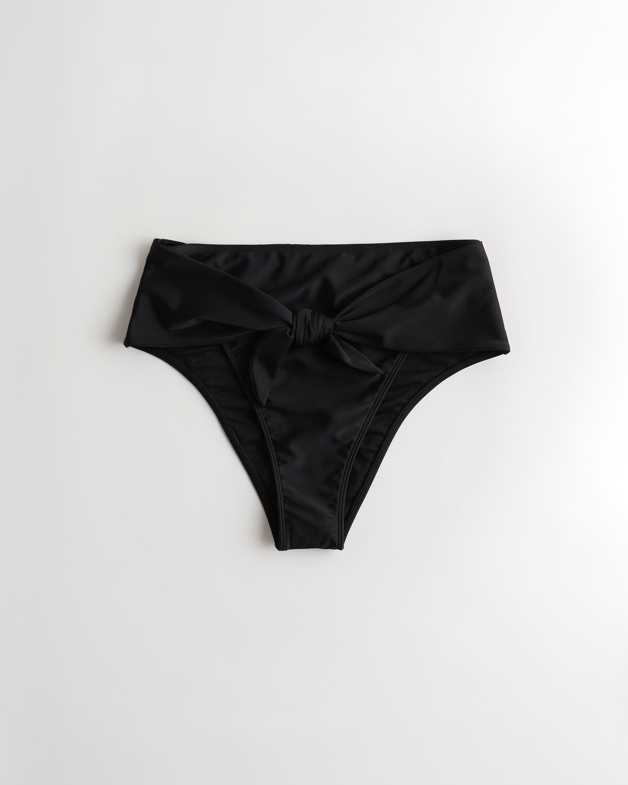 high waisted high cut leg bikini bottoms