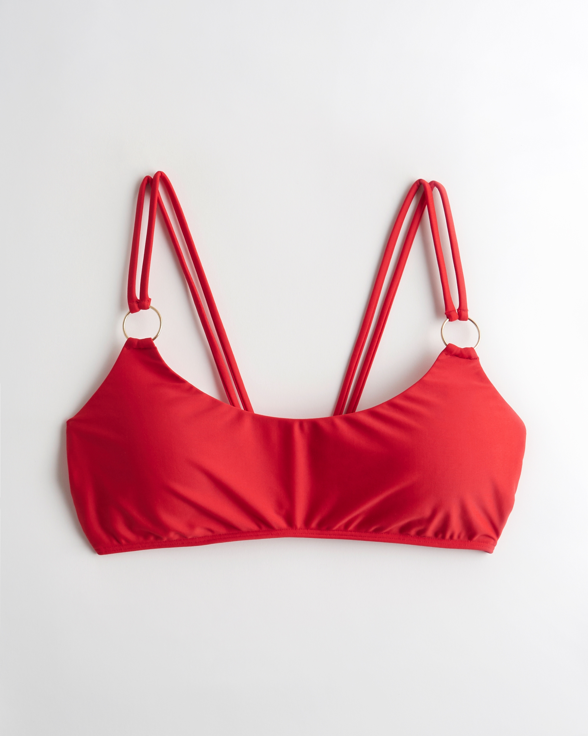 hollister red bathing suit