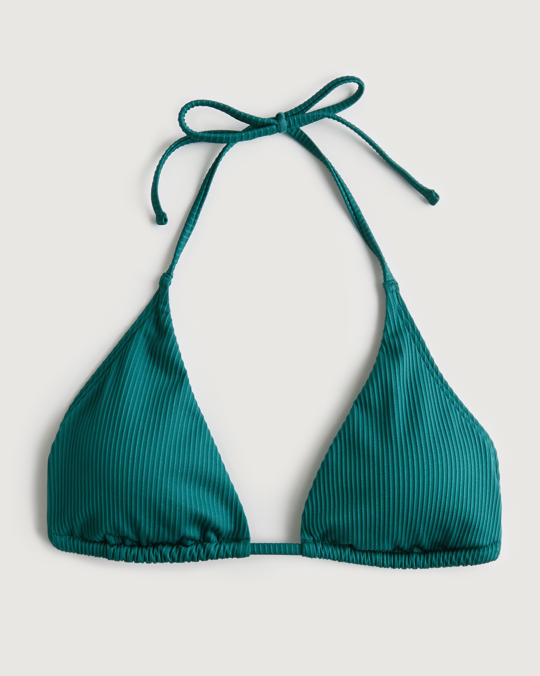 Women's Triangle Bralette Faux Wrap Halter Bikini Top - Shade & Shore™ Dark  Green S : Target