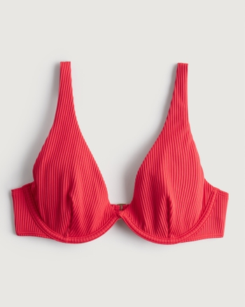 Hollister ribbed bikini top