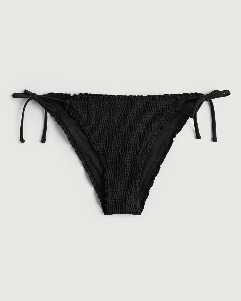 Bas De Bikini String Sexy Froncé Taille Haute – Culotte Maillot De Bain Gainante Femme Plage, Piscine, Yoga