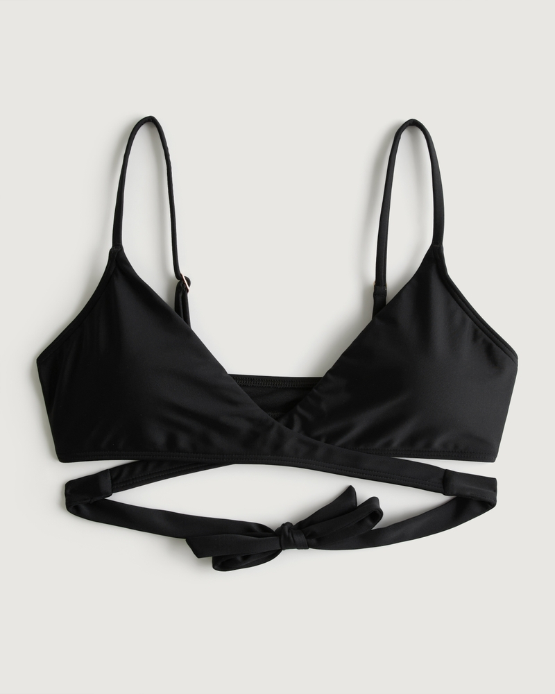 Hollister black bikini clearance top