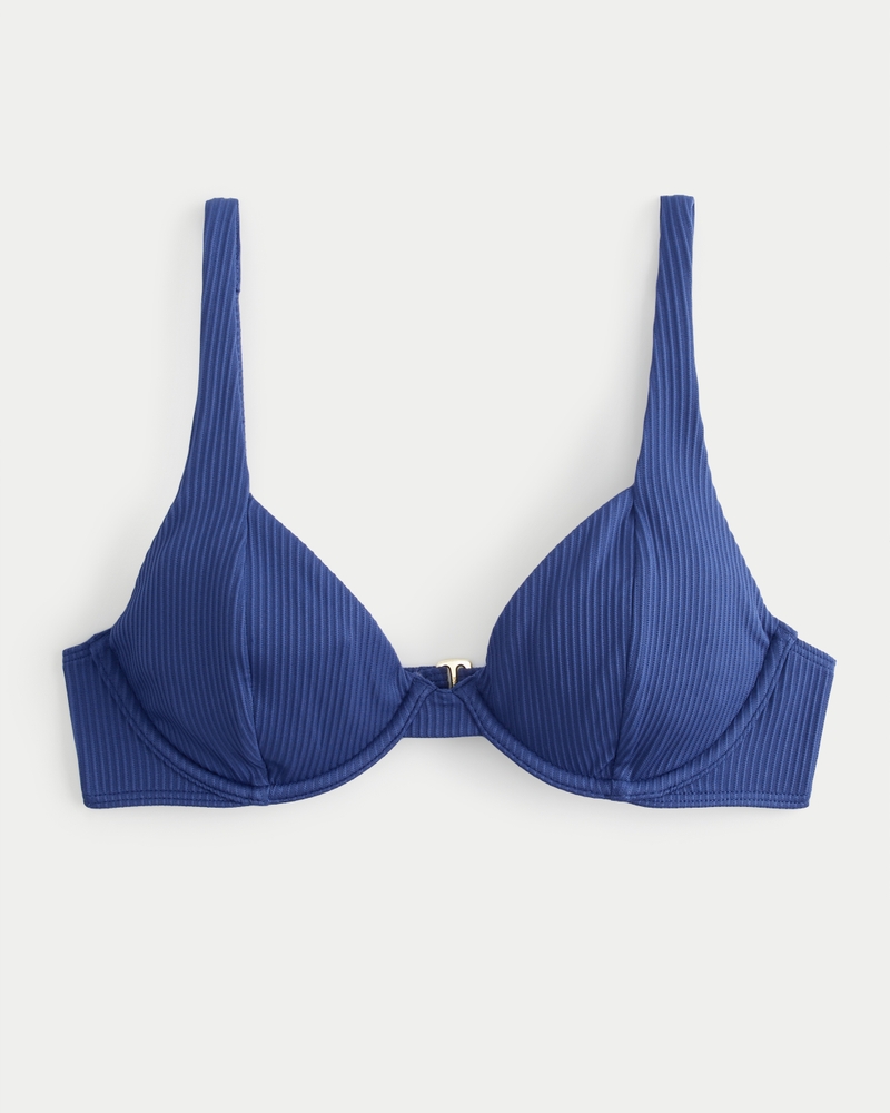 Women's High Apex Ribbed Underwire Bikini Top | Women's Swimwear ...