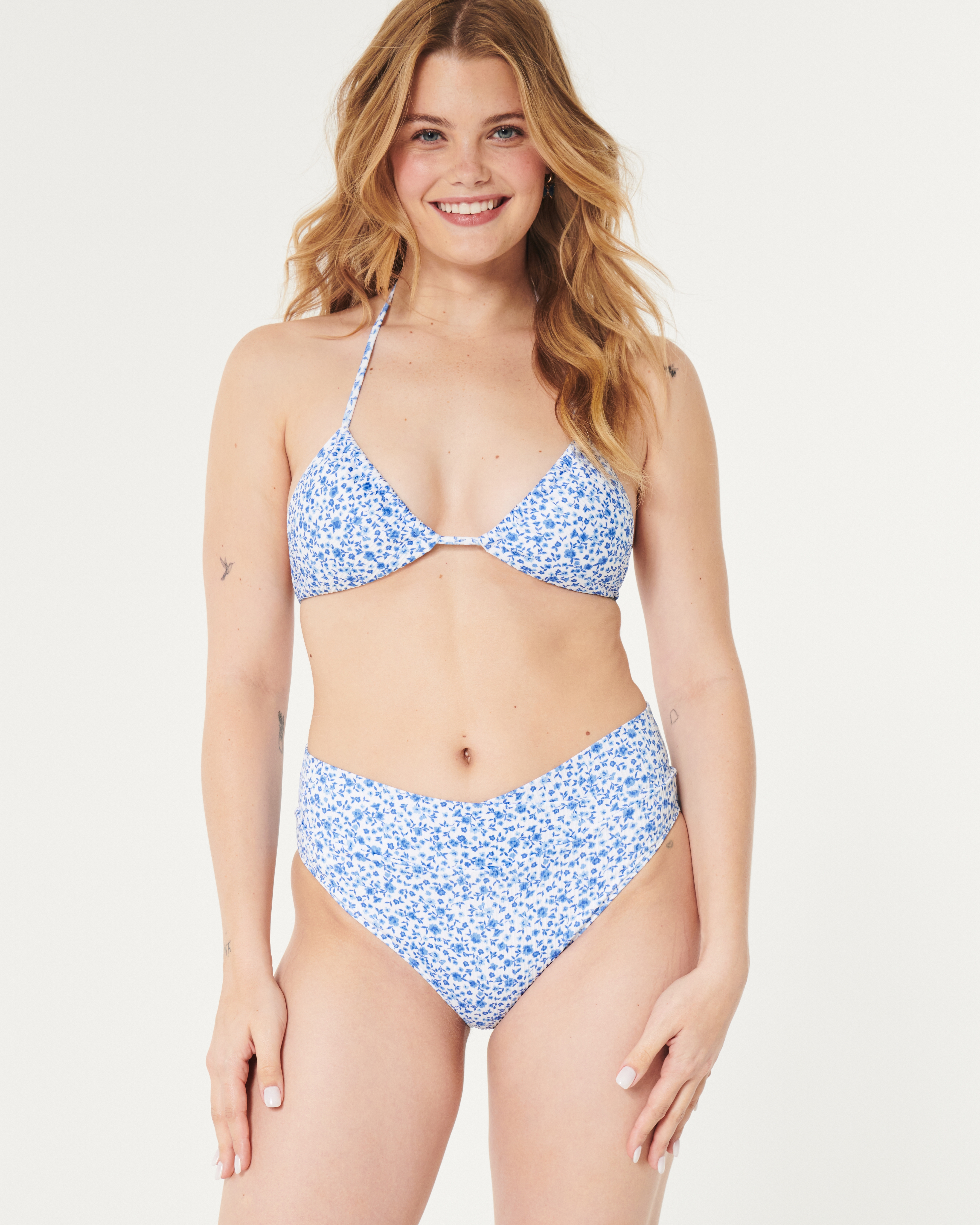 Hollister ribbed deals bikini