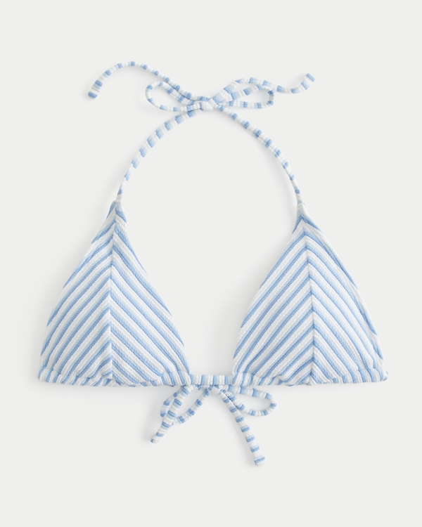 Women's Scrunch-Ribbed Multi-Way Triangle Bikini Top | Women's Swimwear | HollisterCo.com