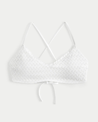 Crochet-Style Scoop Bikini Top