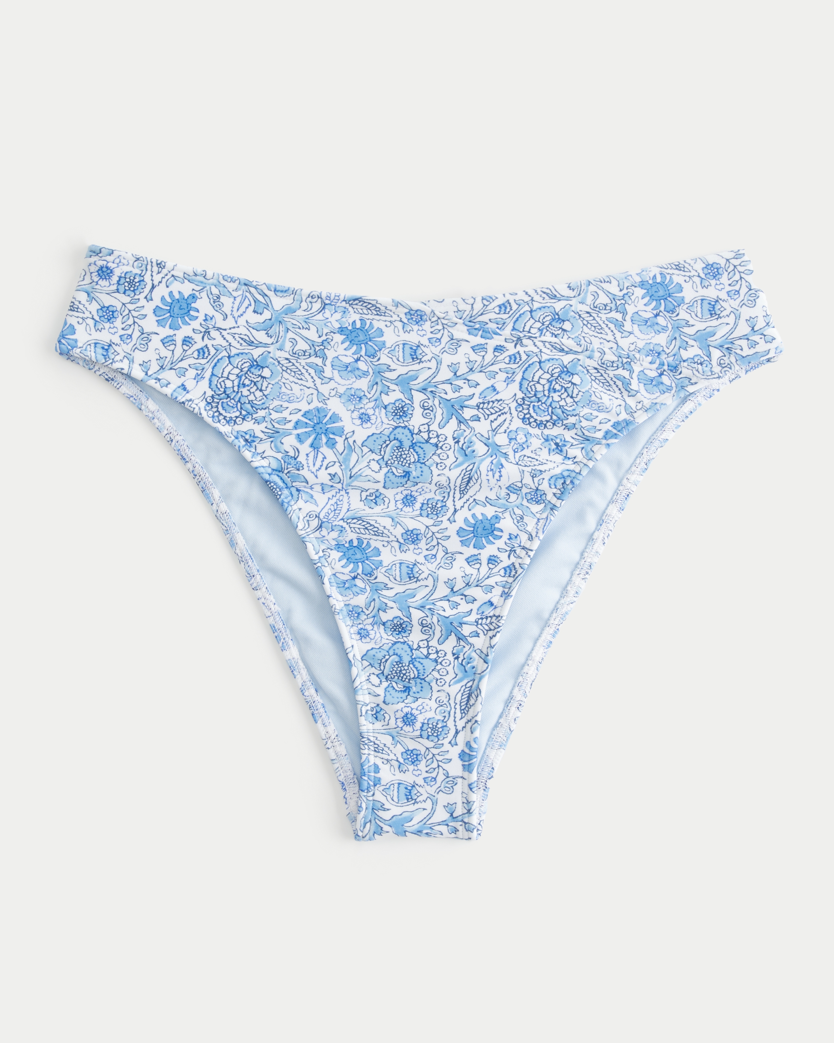 Curvy High-Leg High-Waist Cheeky Bikini Bottom
