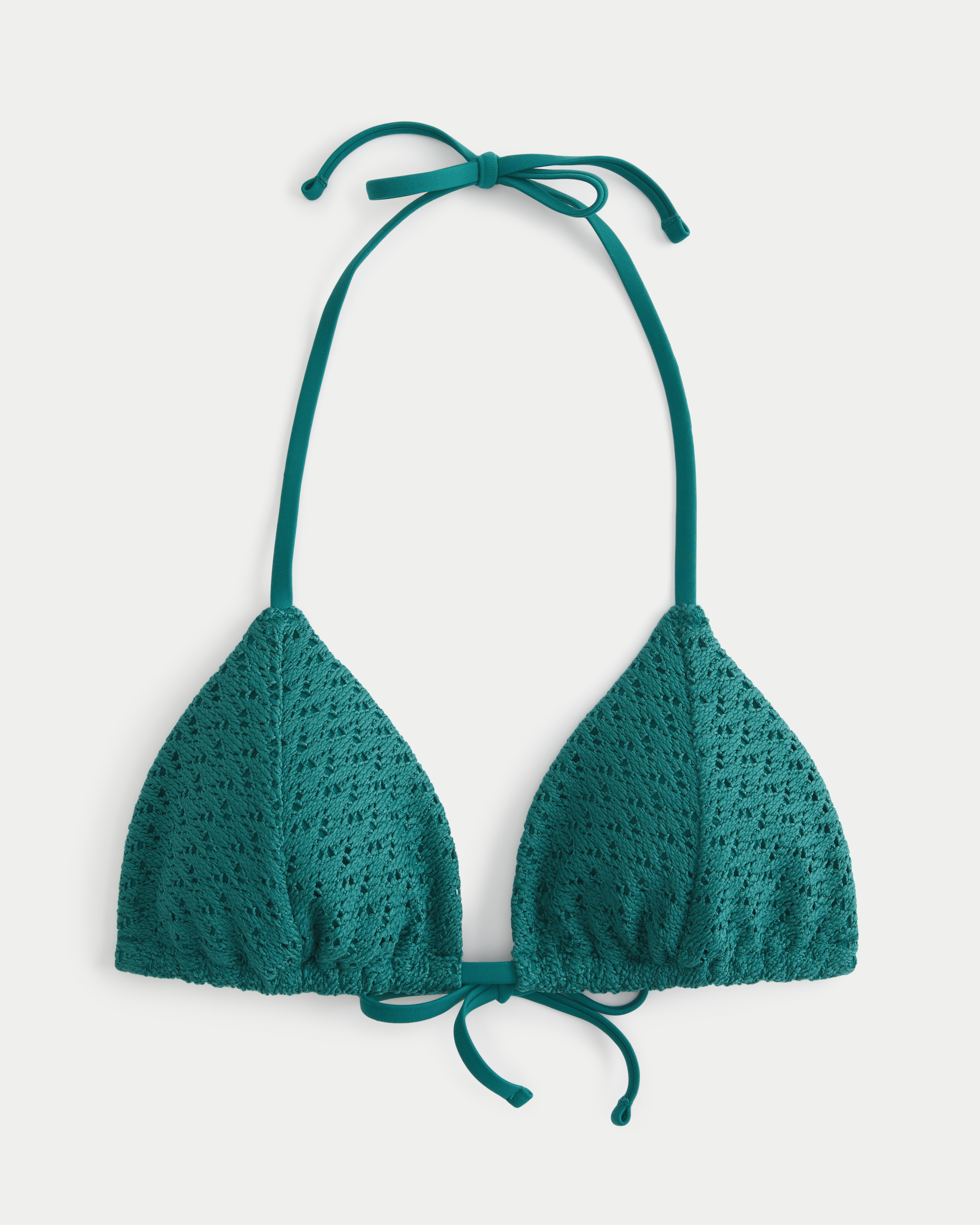 Women s Crochet Style Triangle Bikini Top Women s Clearance