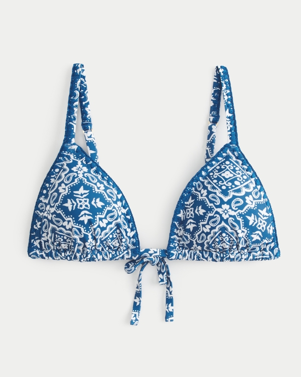 Femmes Haut de bikini triangle brodé | Femmes Nouveautés | HollisterCo.com
