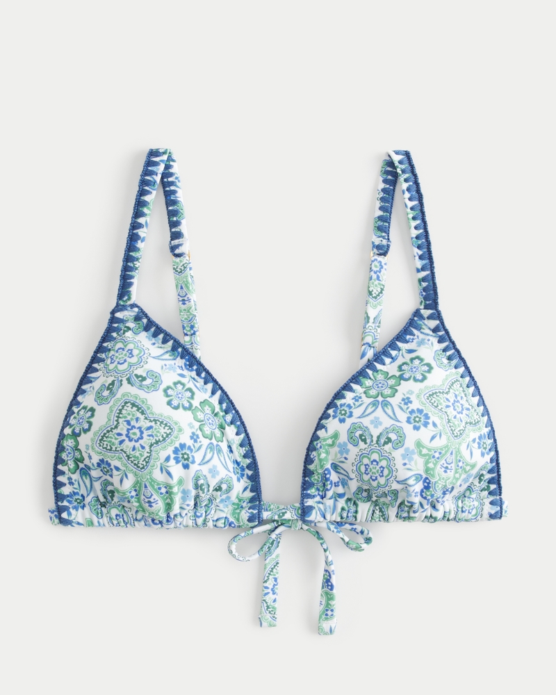 Hollister triangle bikini top on sale