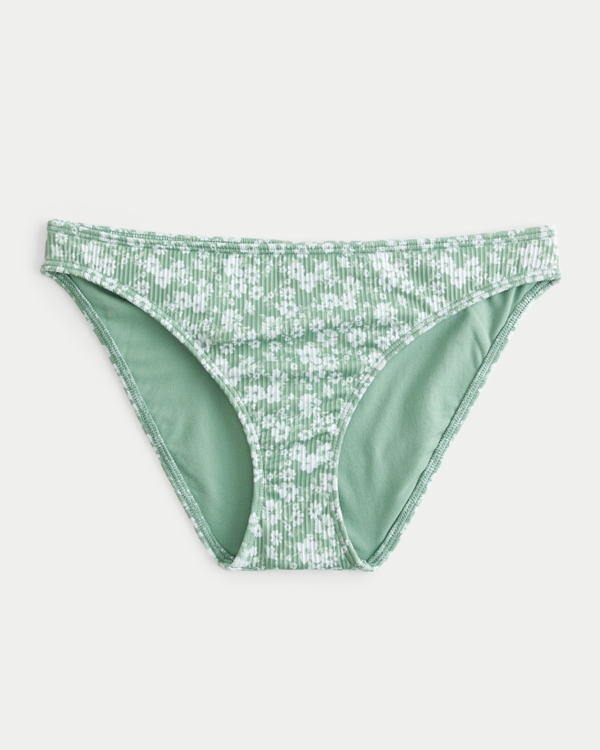 Slip Bikini a Coste, Mint Pattern view 2