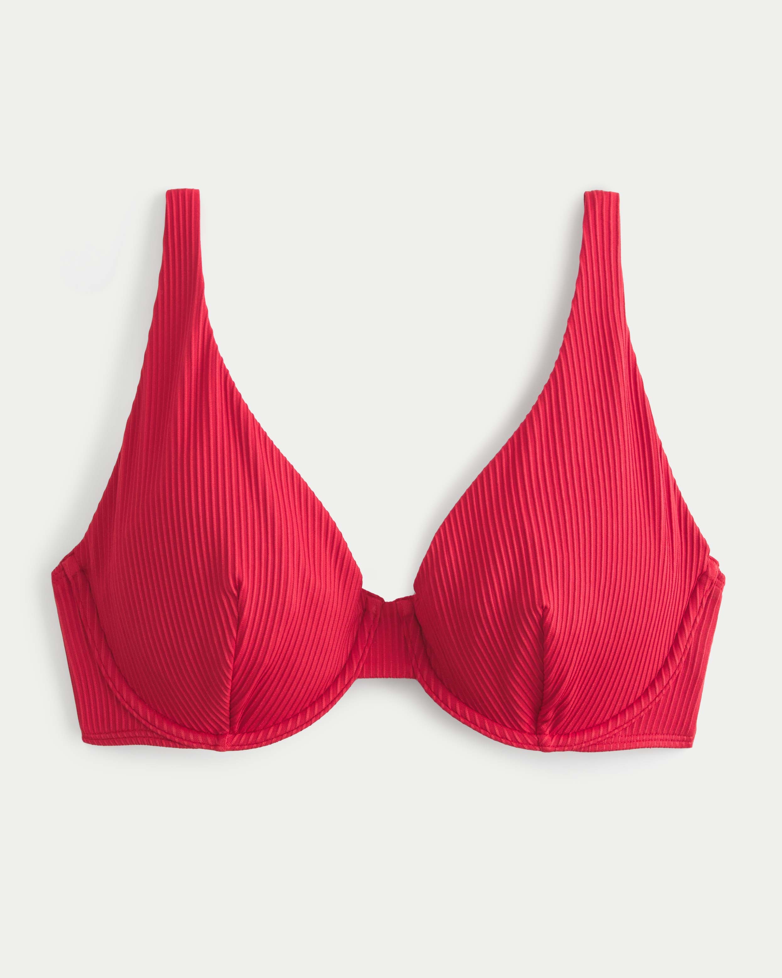 Hollister red bikini on sale