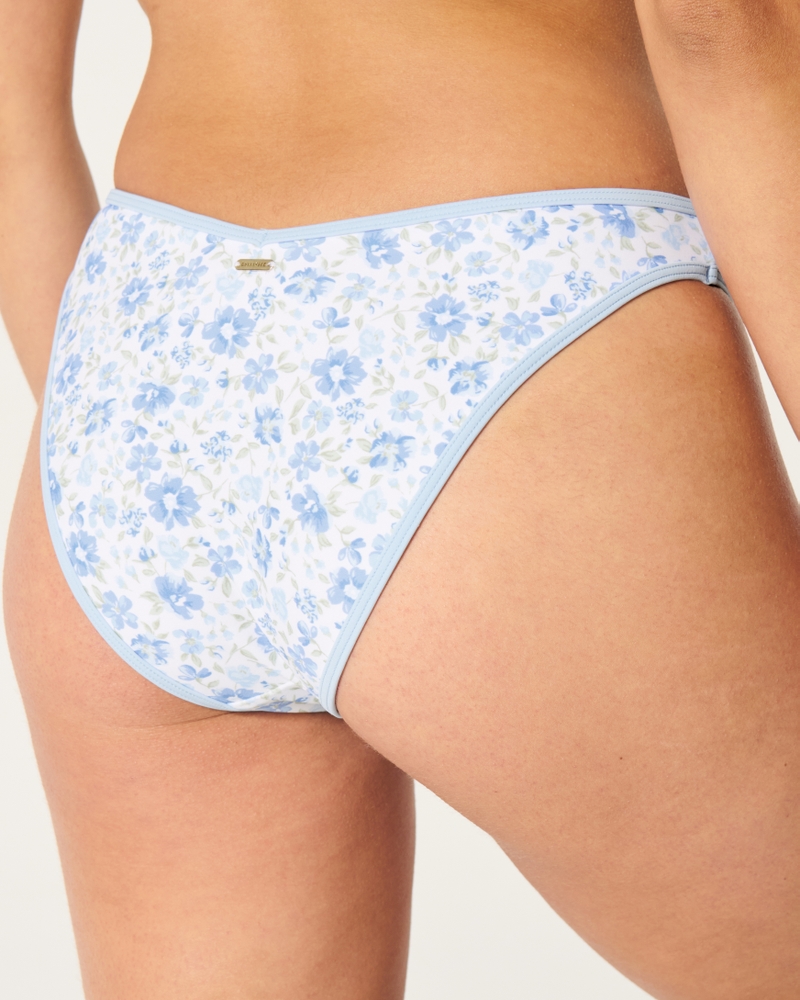 Pop Color High-Leg Cheeky Bikini Bottom