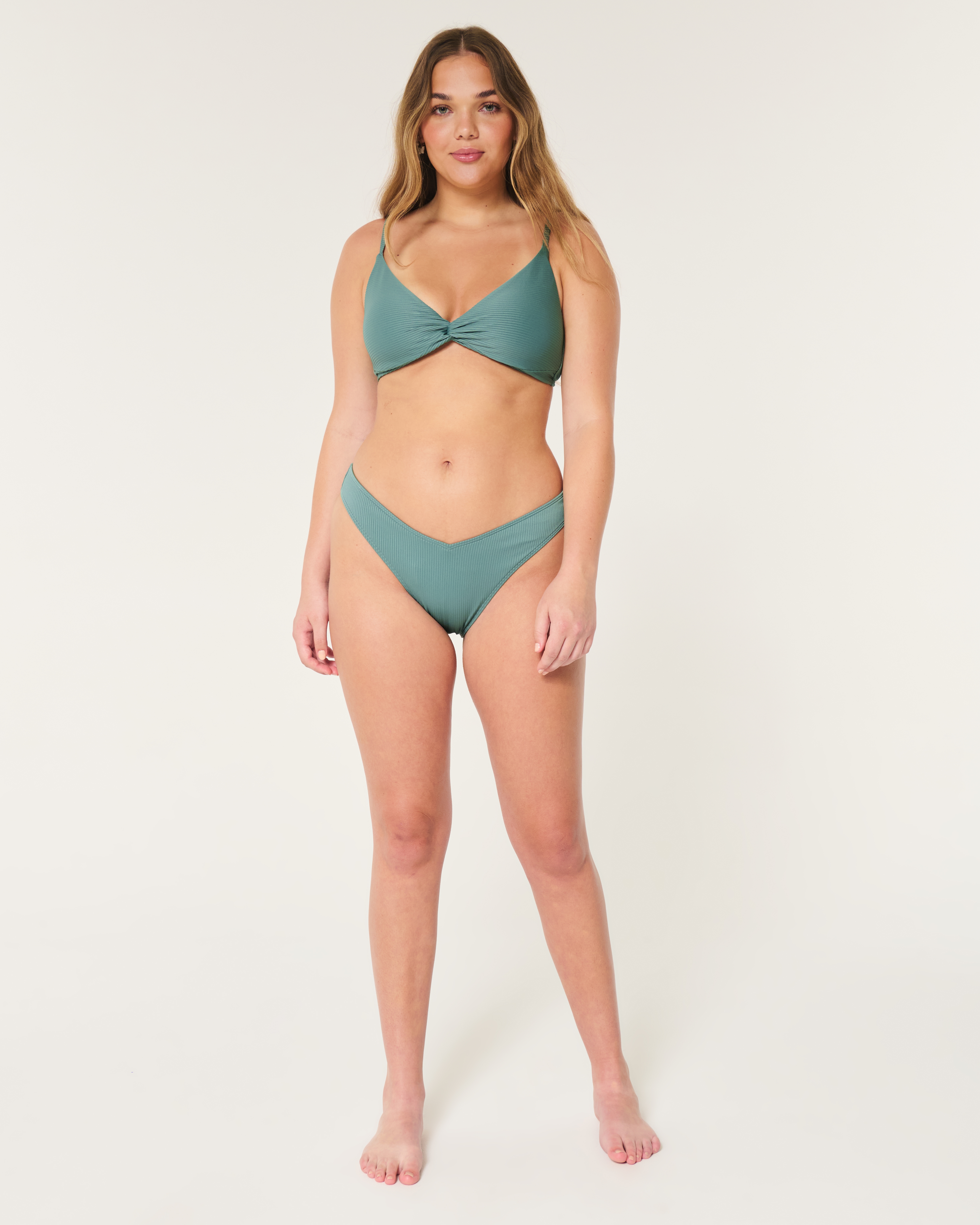 Hollister ribbed scoop bikini hotsell