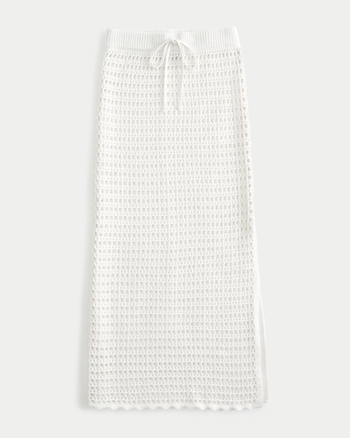 Women's Crochet Cover Up Maxi Skirt Women's Swimwear