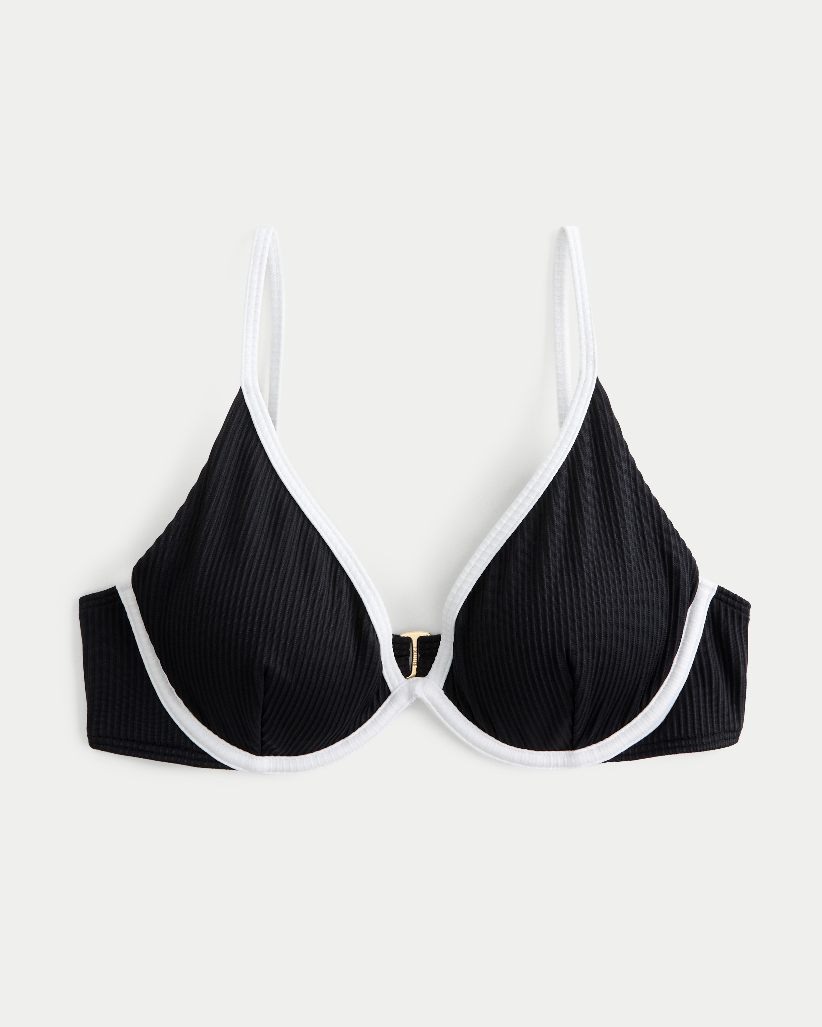 Ribbed Underwire Bikini Top