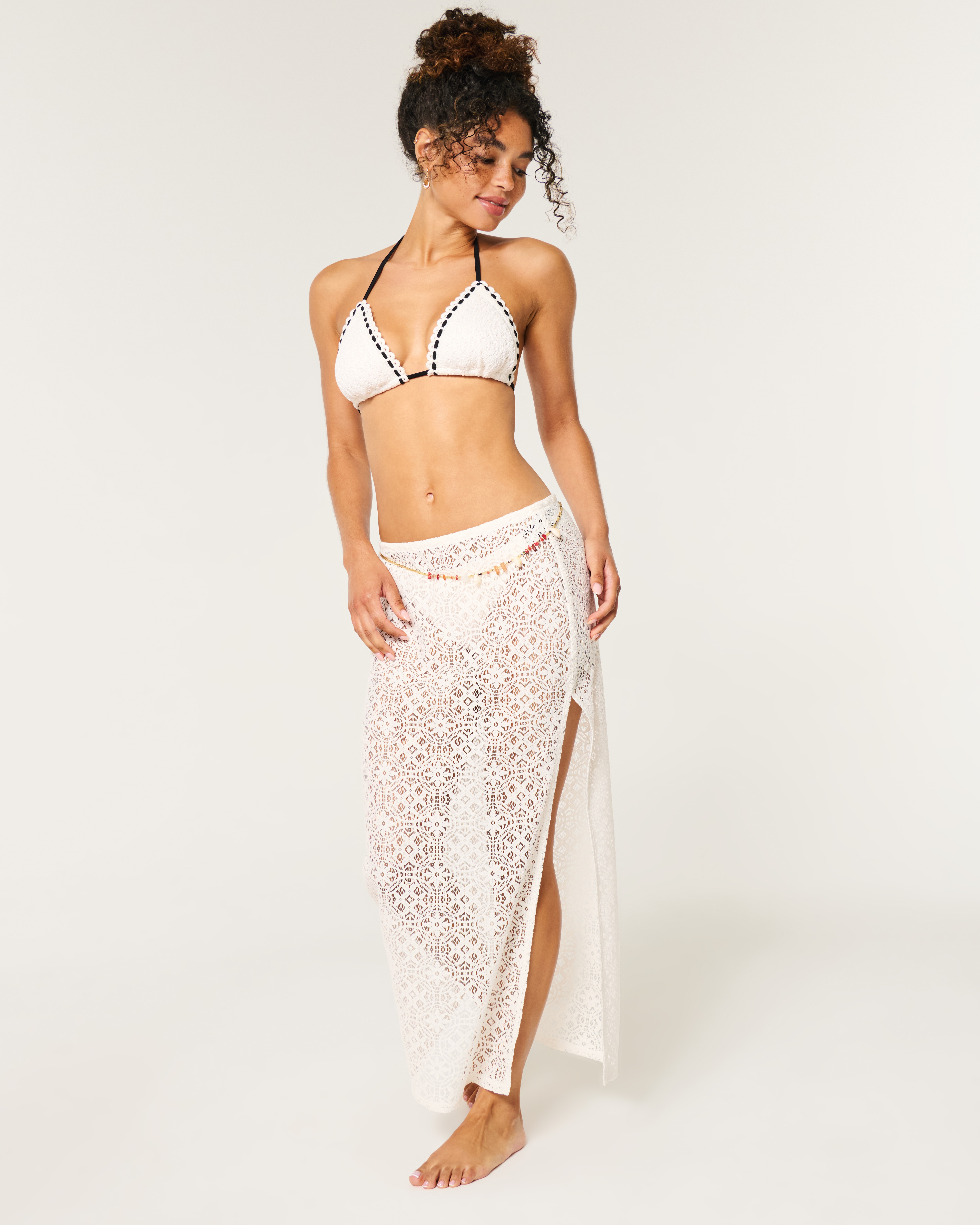 Lace Maxi Cover Up Skirt