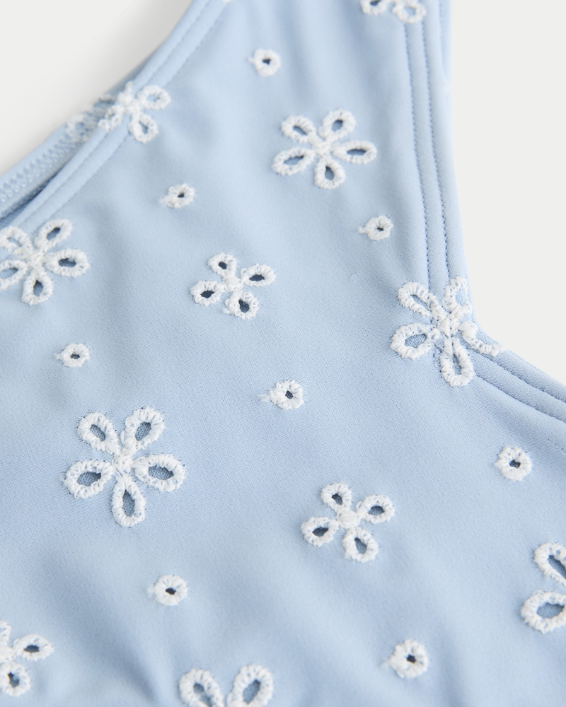High-Leg Eyelet Cheekiest Bikini Bottom