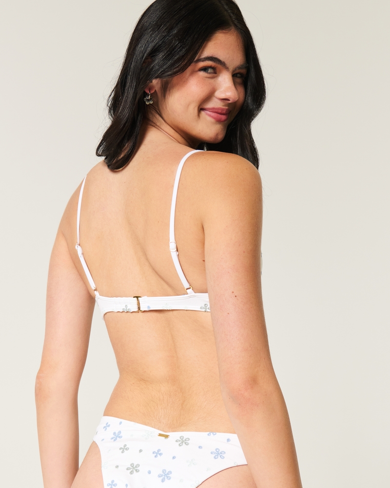 Eyelet Underwire Bikini Top