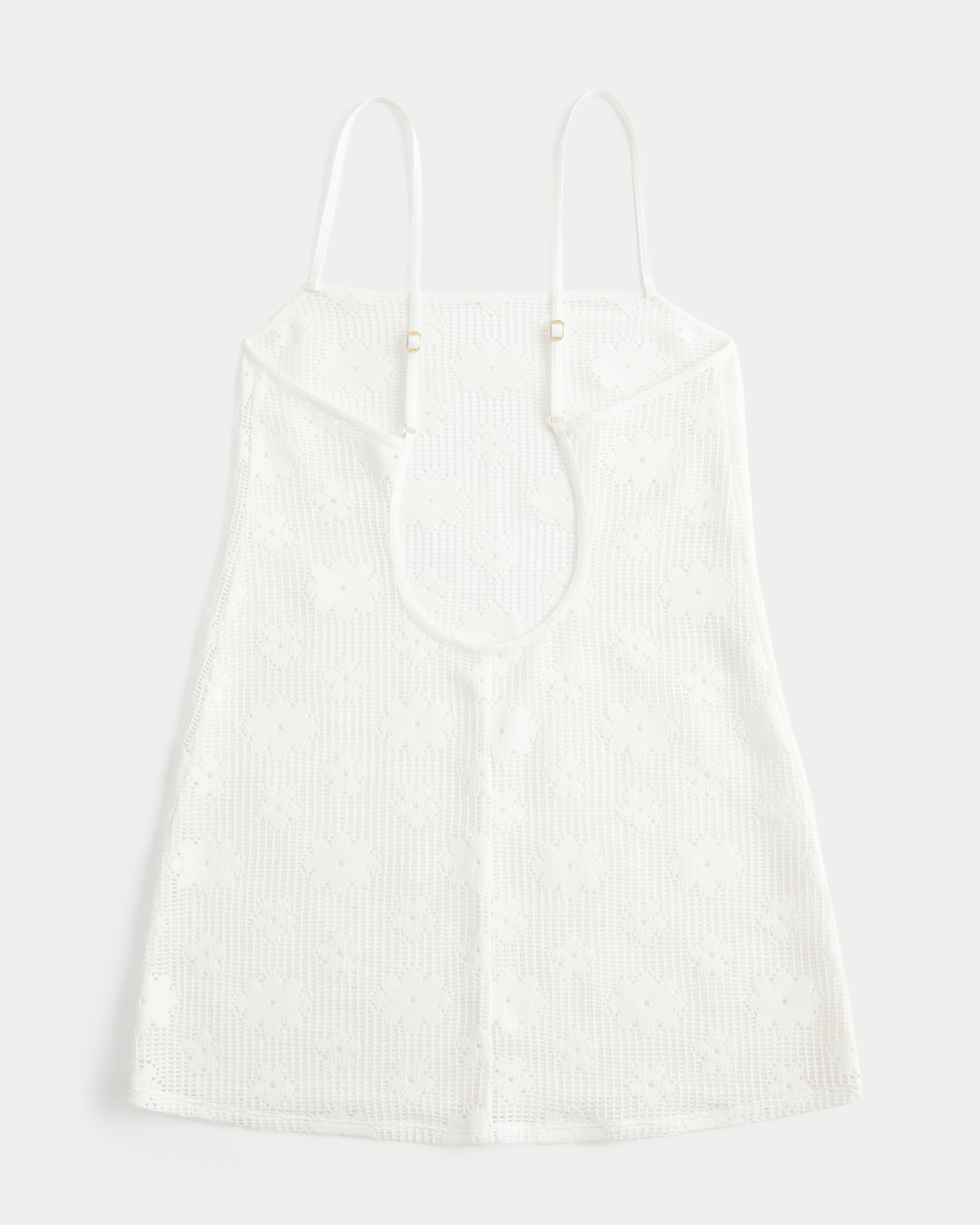 Open-Stitch Cover Up Dress