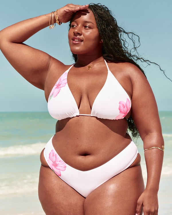 Reversible Cheeky Bikini Bottom, Rose Quartz view 1