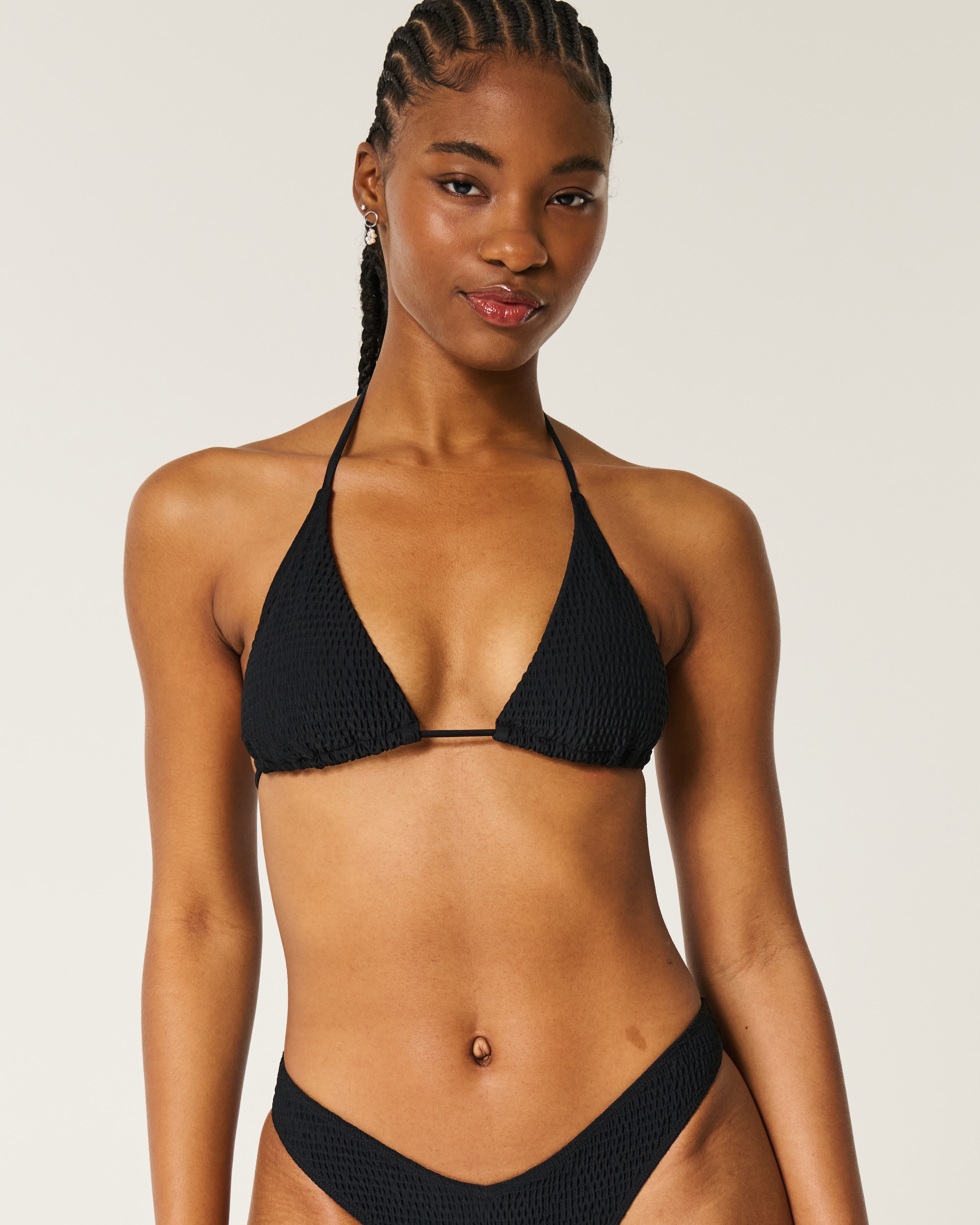 Hollister triangle bikini top sales