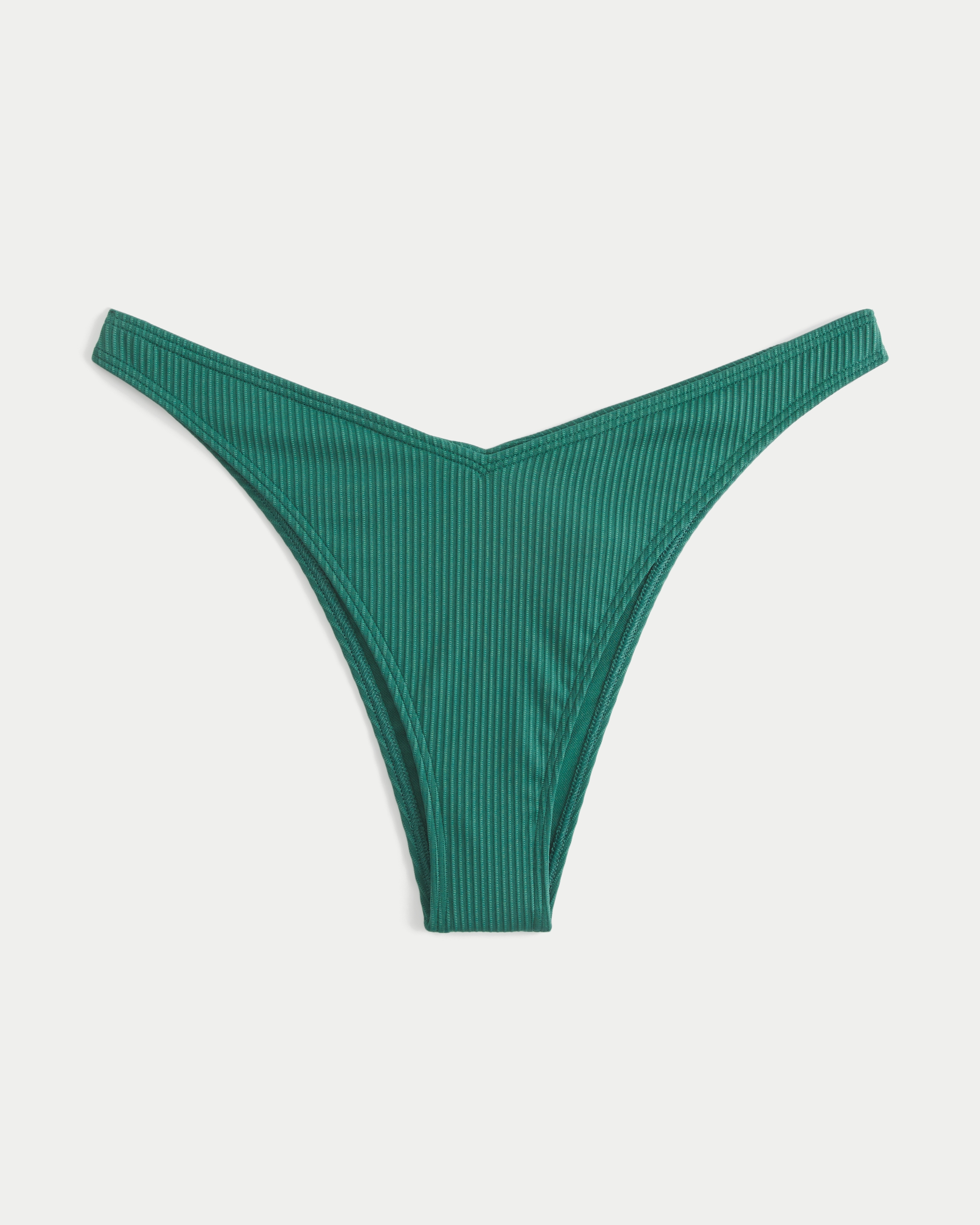 Hollister Ribbed High-leg Cheekiest Bikini Bottom