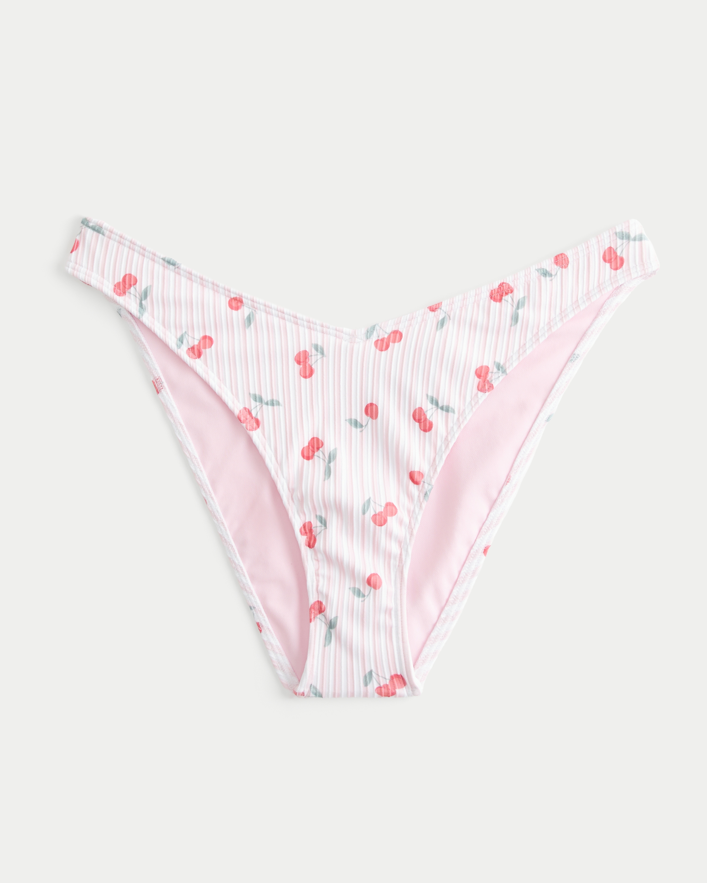 Hollister Ribbed High-leg Cheeky Bikini Bottom