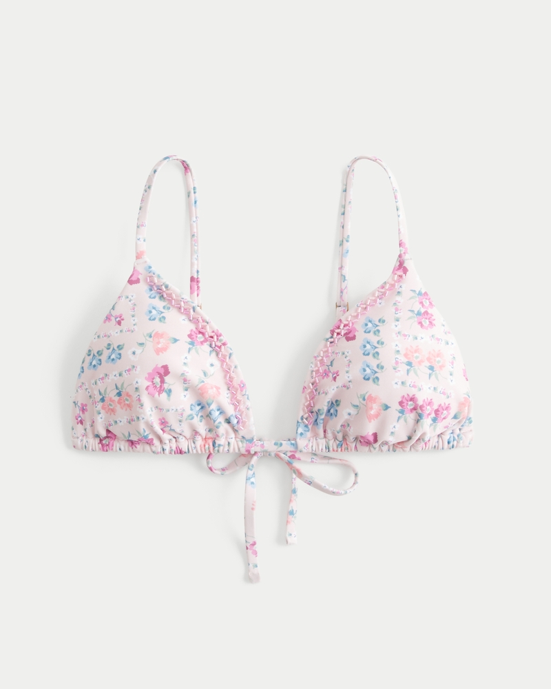 Beaded Triangle Bikini Top